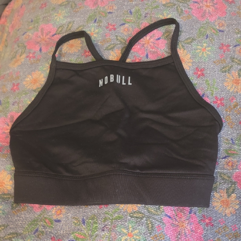 NOBULL Women's Charcoal Sports Bra